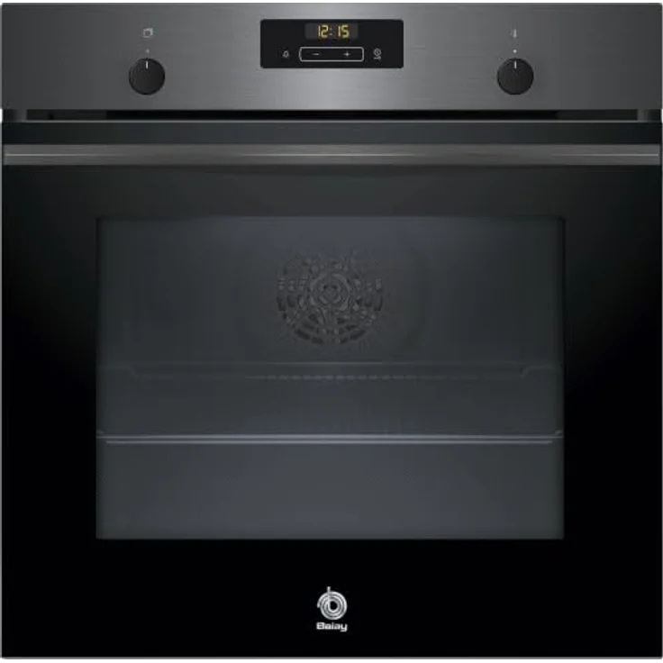 Balay 3HB4131G3, Einbaubackofen, 71 l Garraum, 3400 W, hydrolytische Reinigung, graphitfarben – Bild 1