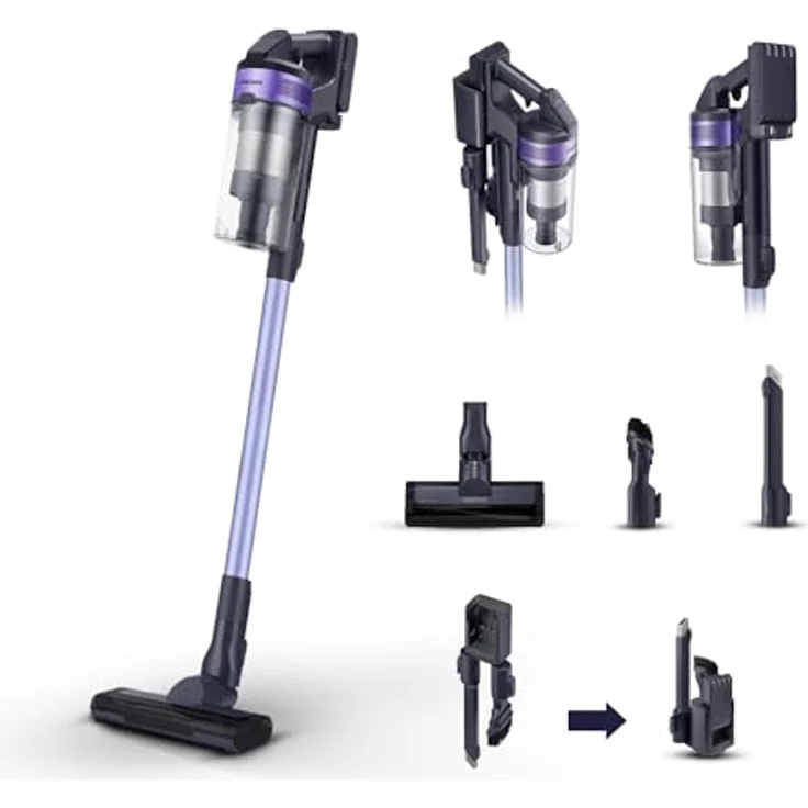 Samsung VS15A6031R4/ET Jet 60 Turbo, violett Handstaubsauger mit 99.999% Filter und Jet Fit Bürste – Bild 1