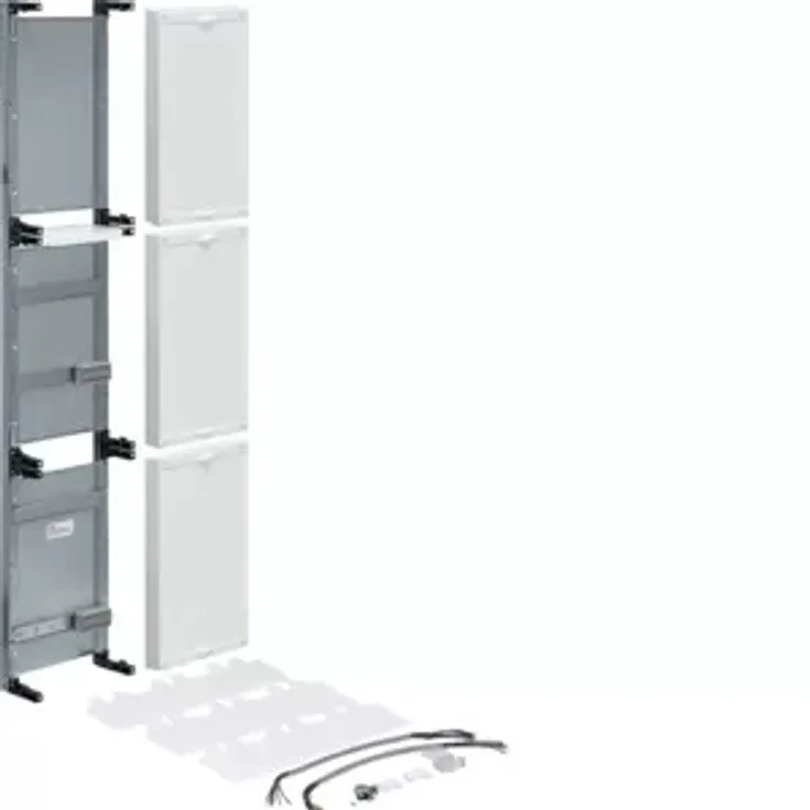 Hager Komplettfeld EBS univers Z 1350x250 APZ3 RfZ3 - Zählerplatz, Stahlblech RAL 9010, Schutzart 44, für Aufputz- und Unterputzmontage
