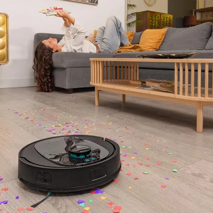 Cecotec Conga 7690 Immortal Max, Roboterstaubsauger mit 5000 Pa Saugkraft, Lasernavigation und App 3.0, bis zu 220 Minuten Akkulaufzeit – Bild 8