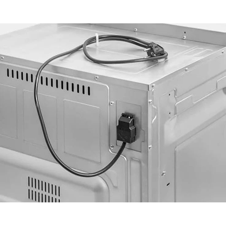 Respekta Einbau Herdset mit Glaskeramik Kochfeld und Backofen, autark, 56 Liter Volumen, Edelstahl und schwarzem Glas – Bild 9