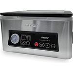 Maxxo VM ChamberLine 40 Kammervakuumierer 4 L Profi Vakuumierer für Flüβigkeiten 72 l/min + 30 Stück Vakuumbeutel, Edelstahl-Gehäuse