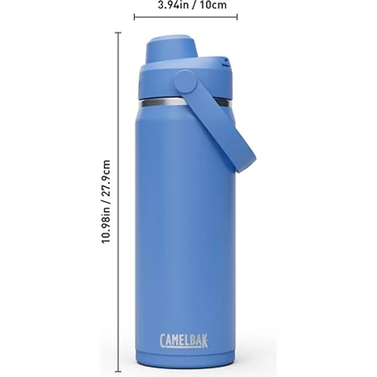 CamelBak Thrive Chug, Isolierte Edelstahl-Wasserflasche, 590 ml, Auslaufsicher, Himmelblau – Bild 4