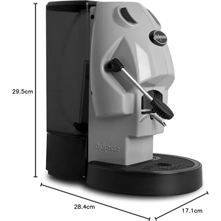 Didiesse Kaffeepadmaschine Baby Frog gesso, E.S.E.-Pad-Maschine, 1,5 Liter Wassertank, 15 bar Druck, beige – Bild 6