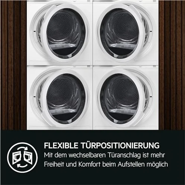 AEG TR7T50580, Wärmepumpentrockner mit ProSense® Mengenautomatik und MixDry Programm – Bild 8
