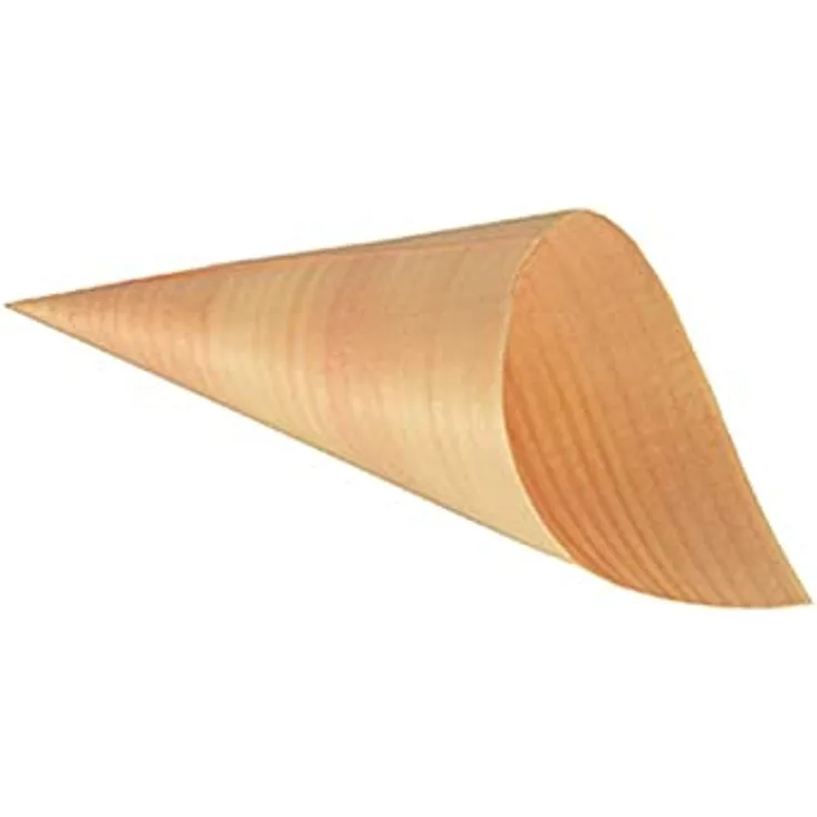 PAPSTAR Fingerfood-Spitztte pure, Durchmesser 65 mm, ideal für Party- und Snackpräsentationen