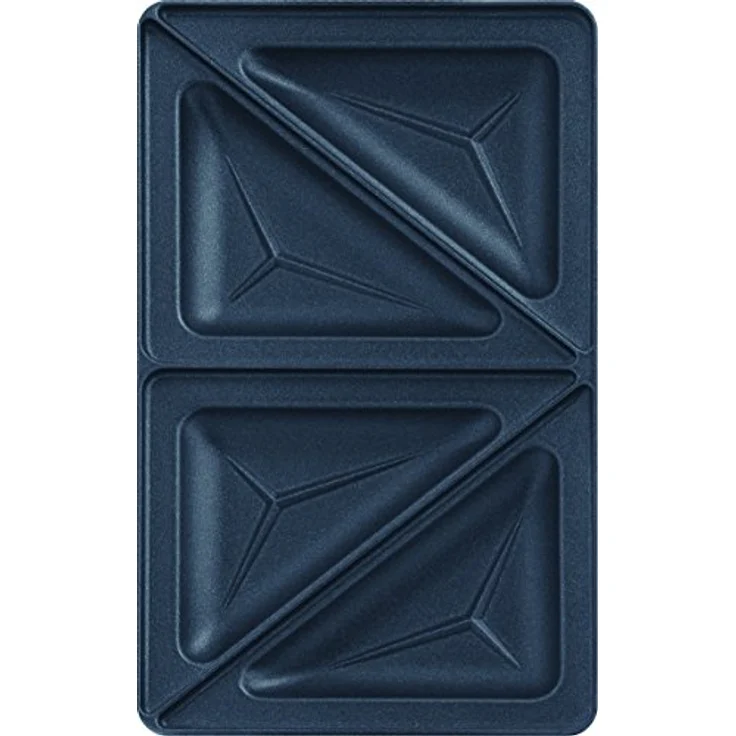 Tefal XA800212 Collection Set Snack Sandwich-Platte, dreieckig, Rezeptbuch mit 4,4 x 15,5 x 24,2 cm – Bild 2