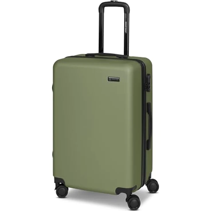 SMARTBOX Hartschalen Check-in Koffer M Trolley, 43 x 27 x 66 cm, 61 Liter, ABS-Material, 4-Doppelrollen, Zahlenschloss, 3,16 kg (Edition 05) – Bild 1