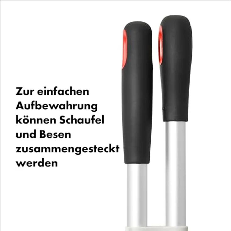 OXO Good Grips langstieliges Handfeger und Schaufel Set zum aufrechten Fegen – Bild 4