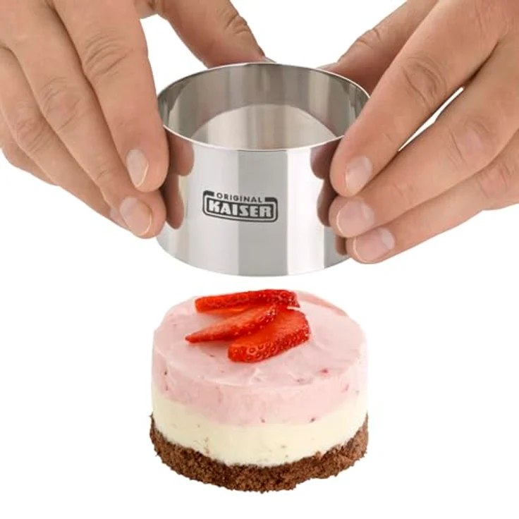 KAISER Dessert- und Speiseringe 2 Stück Ø 8cm Piccantini attraktives Anrichten 2er Set spülmaschinengeeignet – Bild 4
