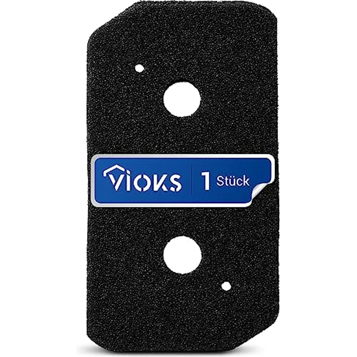 VIOKS Filter für Trockner 228x128mm, Ersatz für Bosch 12007650, Hochwertiger Schwammfilter für Kondenstrockner, Effiziente Trockenleistung und hohe Filtration