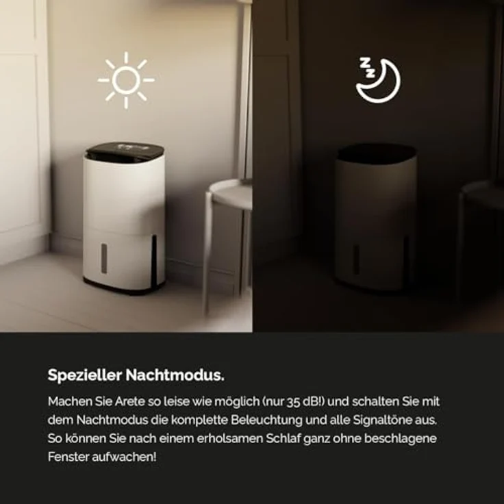 Meaco AreteTwo® 12L Luftentfeuchter & HEPA-Luftreiniger für 50m², leise und energieeffizient, weiß – Bild 6