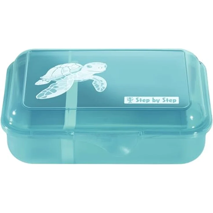 Step by Step Lunchbox mit Klickverschluss, spülmaschinengeeignet, BPA-frei, herausnehmbare Trennwand, 1-tlg. – Bild 2