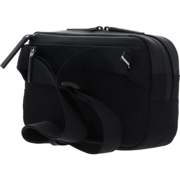 Kapten & Son Bergen Gürteltasche, 22 cm, schwarze Umhängetasche aus 100% Polyester – Bild 4