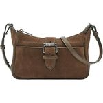 Liebeskind Ren Umhängetasche S, 100% Leder in Braun, 22 cm x 6 cm x 14 cm