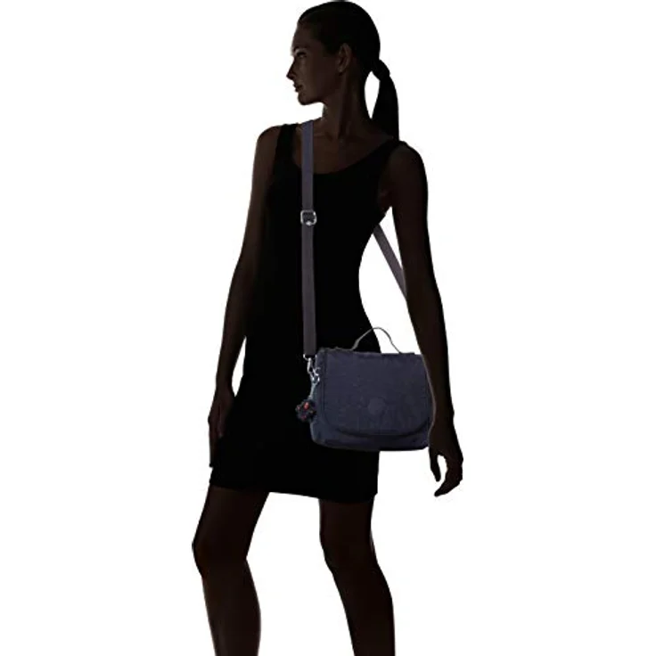 Kipling NEW KICHIROU Lunchtas - True Blue Tonal, Isoliertes Hauptfach, leicht abwischbar, mit Trolley-Band – Bild 6