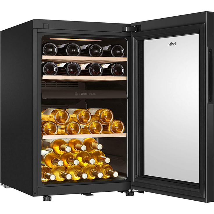 Haier HWS42GDAU1 Weinkühlschrank, freistehend, schwarz, Smart Connectivity, 42 Flaschen – Bild 3