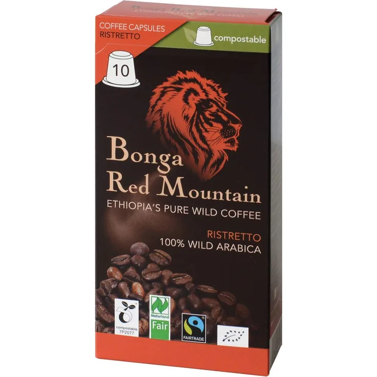Original Food Wildkaffee Ristretto Kapseln Bonga