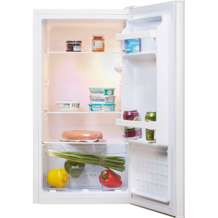 Amica VKS 351 116 W Kühlschrank, freistehend, weiß, NoFrost, FrostControl, LED, Breite 45 cm, Energieklasse E – Bild 7