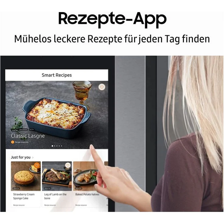 Samsung RS6HA8891SL/EG Side-by-Side-Kühlschrank, freistehend, Edelstahloptik, NoFrost, WLAN, Wasser- und Eiswürfelspender, Festwasseranschluss, Smart Connect, Food Cam, Schnellgefrieren und -kühlen, Breite 91.2 cm – Bild 7
