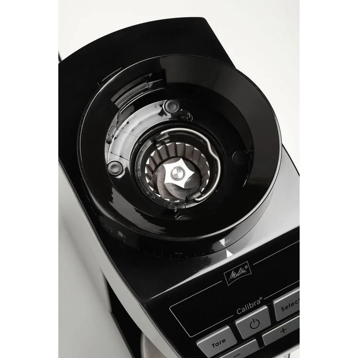 Melitta 1027-01 SST BK elektrische Kaffeemühle Calibra mit Kegelmahlwerk und LCD-Display, sowie integrierter Waage, 39 Mahlgradeinstellungen, Fassungsvermögen: 375 g, 160, schwarz-edelstahl – Bild 5