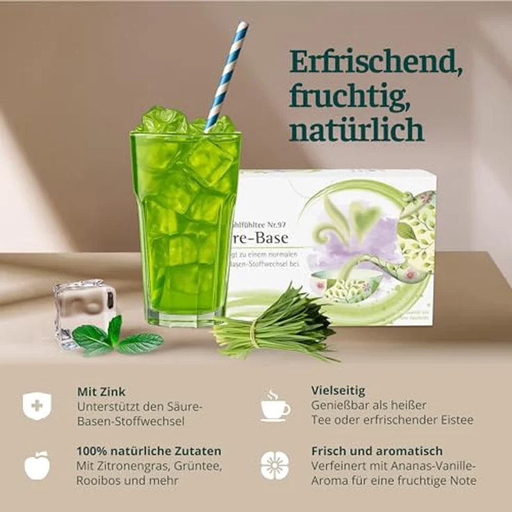 H&S Säure-Base m.Zink Filterbeutel, 20x2 g, Tee zur Zubereitung eines Aufgusses – Bild 2