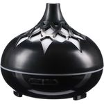 Sixtol Aroma Diffusor Palm schwarz glänzend 500ml, elektrischer Luftbefeuchter