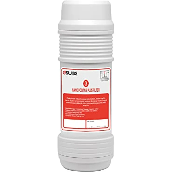 4Swiss Nano Positive Filter, Wasserfilter, Weiss