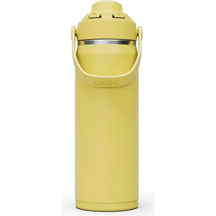 CamelBak Thrive Chug Trinkflasche, isolierter Edelstahl, 590 ml, auslaufsicher, gelbe Blüte – Bild 2