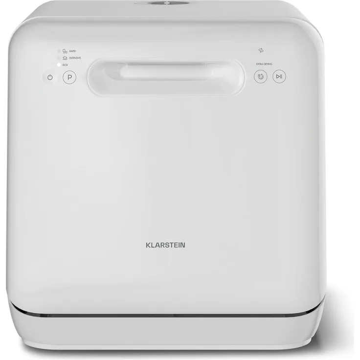 Klarstein Aquatica Tischgeschirrspüler, Mini Geschirrspüler für 2 Gedecke, 5L, ohne Wasseranschluss, 3 Programme, kompakt für kleine Küchen & Camping