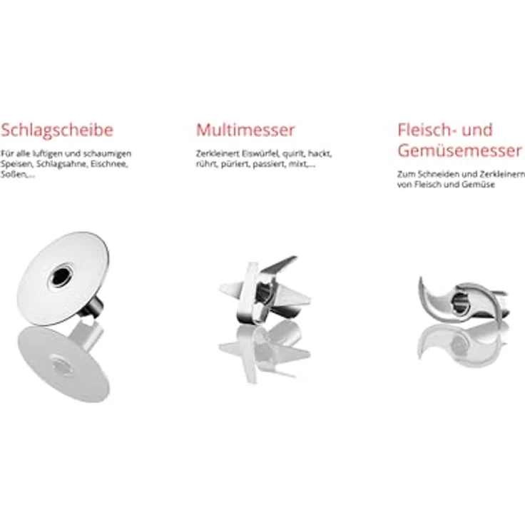 ESGE Zauberstab 91021 Design Edition Douglasie, Stabmixer mit 200W AC-Motor, 2-stufig, 17.000 U/min, Zubehörset und 160 cm Kabel – Bild 5