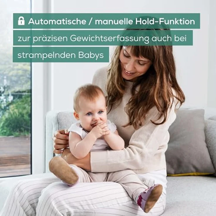 Beurer, Personenwaage, Babywaage Bluetooth BY90 (20 kg) – Bild 2