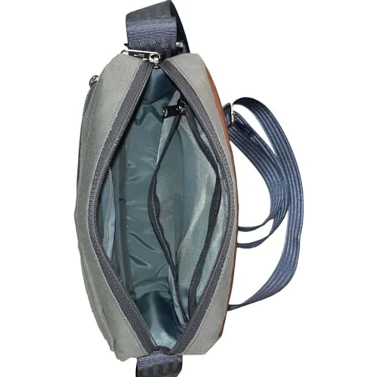 360Grad Umhängetasche Fender, Crossbody Bag aus Segeltuch, wasserabweisend, funktional, blau – Bild 2