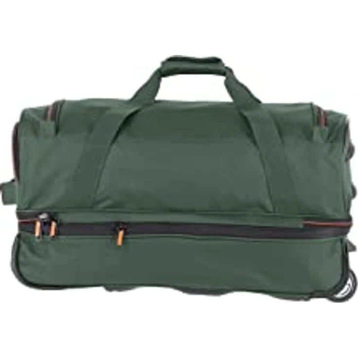 travelite 2-Rad Trolley Reisetasche Gr. S mit Dehnfalte, Gepäck Serie BASICS: Weichgepäck Reisetasche mit Rollen mit extra Volumen, 55 cm, 51 Liter (erweiterbar auf 64 Liter) – Bild 4