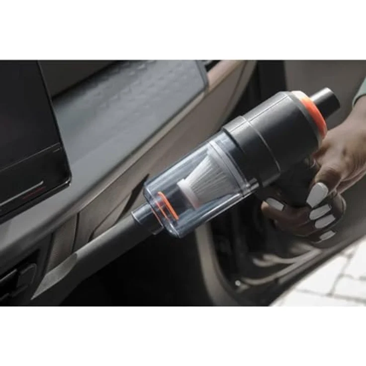 Gembird CK-MVC-01, Tragbarer 2-in-1 Staubsauger für Auto, wiederaufladbar, beutellos, schnurlos, 2500 Pa, Schwarz – Bild 4