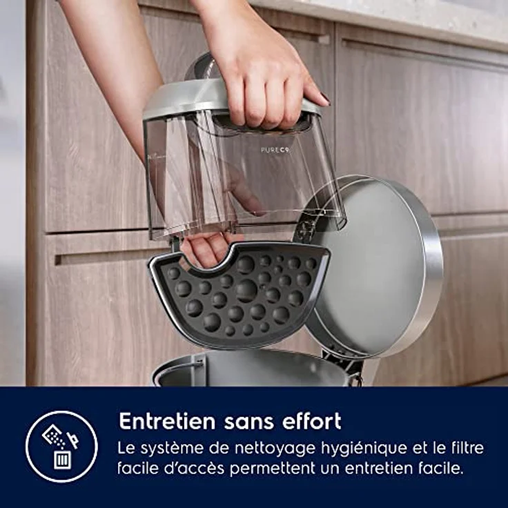 Electrolux PC91-4MG Pure C9 Staubsauger ohne Beutel, 700 W, 16 Liter, 72 Decibel, Stahl, Mineralgrau – Bild 3