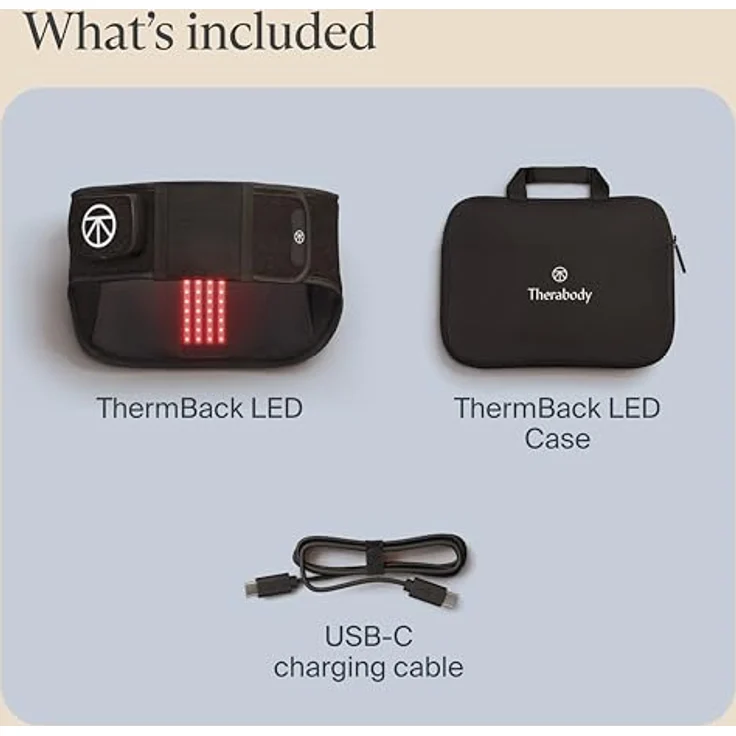 Therabody ThermBack LED Wärmegürtel, 4-in-1 Therapiebandage mit Ferninfrarot, Wärme, Vibration, zur Schmerzlinderung im Rücken, fördert Erholung und Beweglichkeit – Bild 9