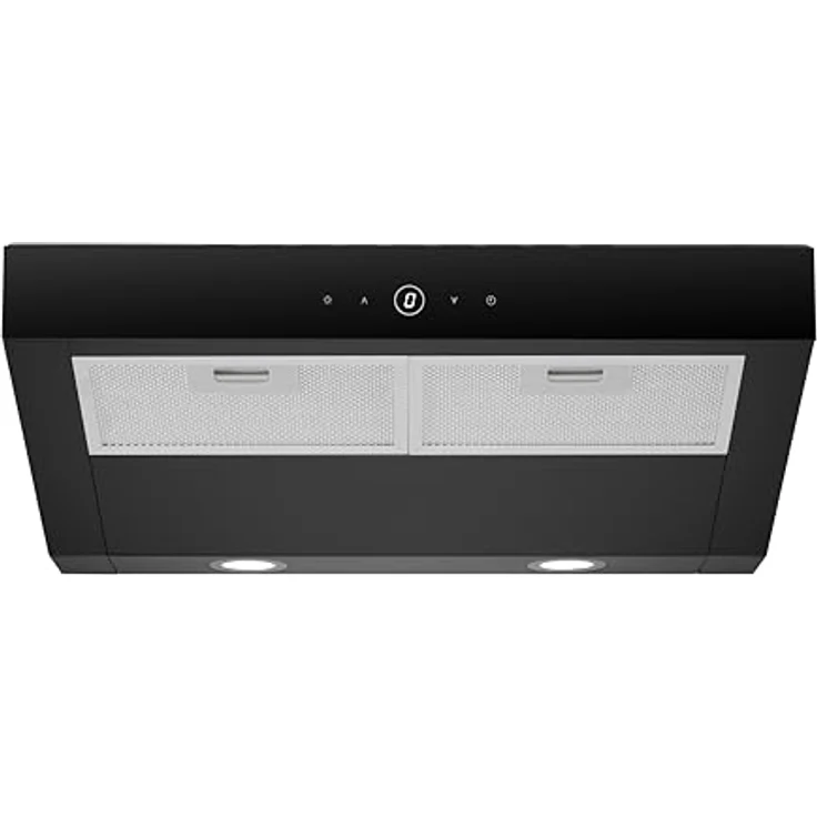 Respekta Dunstabzugshaube kopffrei/ 60cm schräg/unterbaufähig/Glasfront schwarz/Abluft - und Umluftfunktion / CH12060S / A+ / 55-64 dB – Bild 2