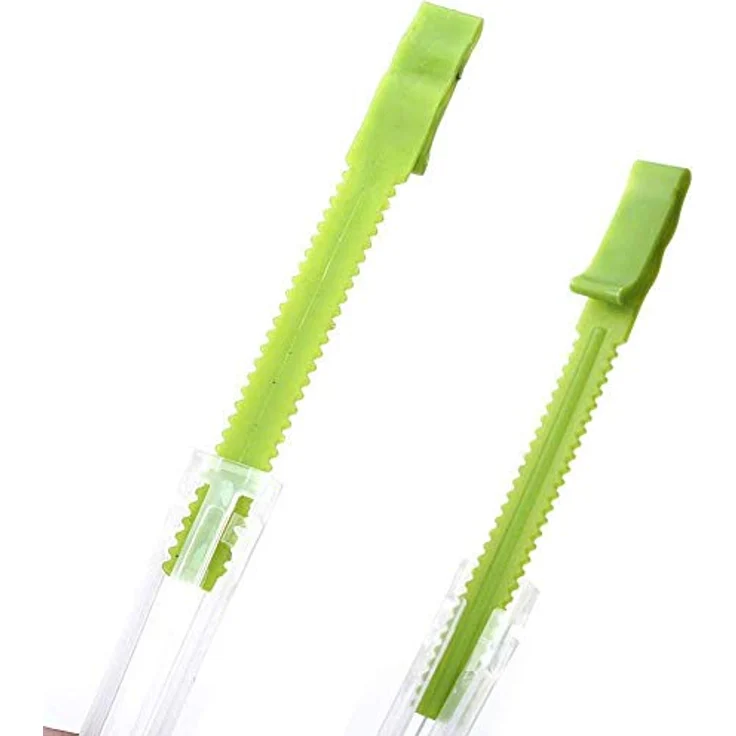 Ziplock-Beutelhalter, verstellbar, für Kunststoff-Gefrierbeutel, freihändig Pack of 4 grün – Bild 4