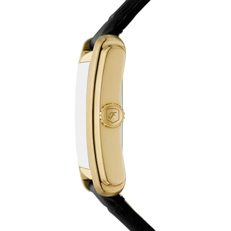 Fossil Herren Analog Quarz Uhr mit Leder Armband FS6091, 42-mm-Gehäuse, schwarz – Bild 4