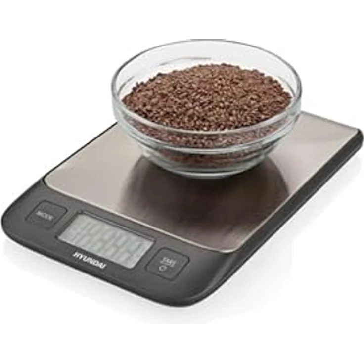 Hyundai Küchenwaage HYUKVE927, (1-tlg) mit 5 kg Tragfähigkeit und TARE-Funktion – Bild 3