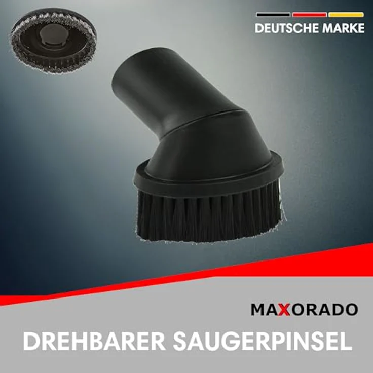 Maxorado 35mm Staubsaugerrohr Set, Teleskoprohr mit Kombidüse und Staubpinsel, kompatibel mit AEG, Bosch, Siemens, Kärcher und mehr – Bild 4