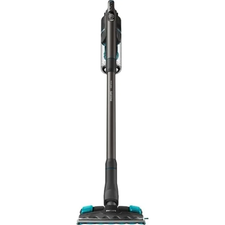 Philips XC8155/01, 2-in-1-Stabstaubsauger, beutelos, Blau, mit Zyklonfilter und 80 Minuten Akkulaufzeit für Trocken- und Nassreinigung – Bild 2