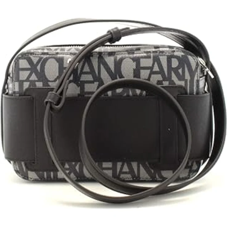 Armani Exchange Umhängetasche 20 cm, Baumwolle, schwarz – Bild 5