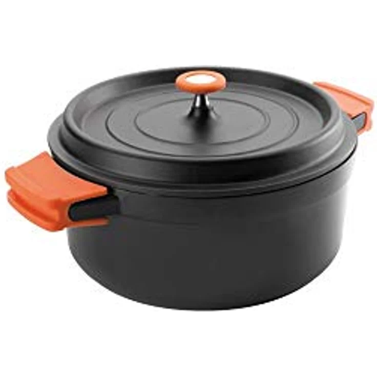 Lacor 25929 Schwarzbratentopf, 28 cm, Gießen Aluminium, schwarz – Bild 3