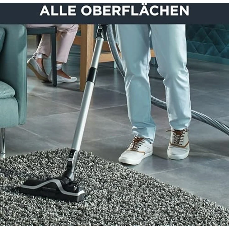Rowenta RO7260EA Silence Force Cyclonic beutelloser Bodenstaubsauger (große Staubbehälterkapazität: 2,5 Liter, schlankes und modernes Design, langlebiger EffiTech-Motor) schwarz – Bild 4