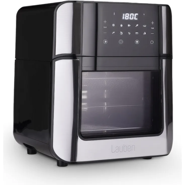 Lauben Air Fryer Oven 1500SB, Heissluftofen mit 15 Liter Behältervolumen und 1700 Watt Motor