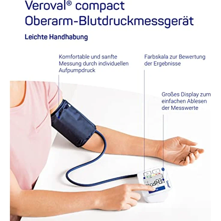 Veroval Compact Oberarm Blutdruckmessgerät – Bild 3