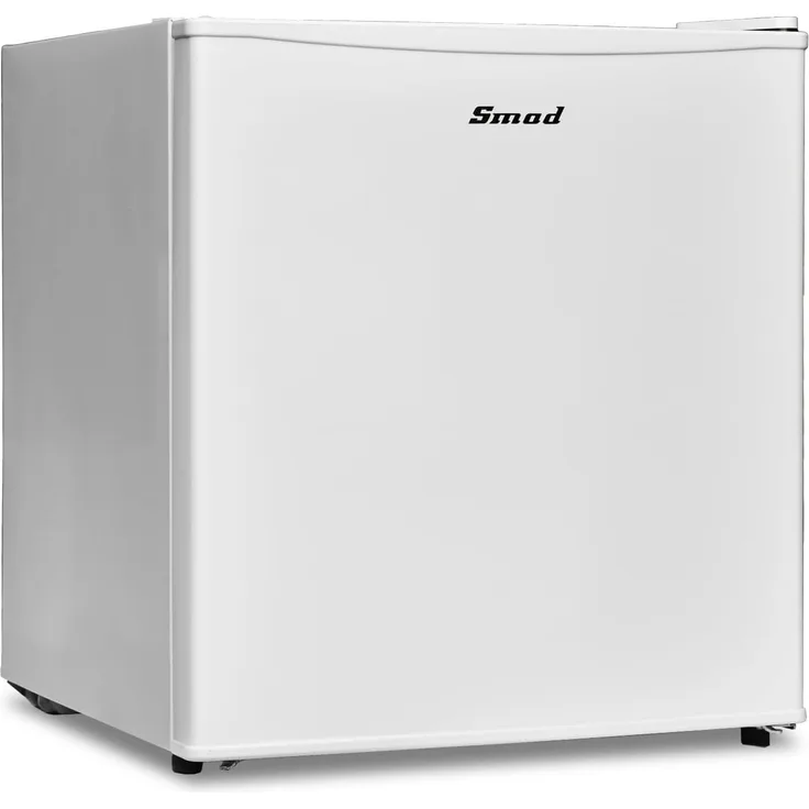 Smad Table Top Kühlschrank DSF-48D6E-1, 45 cm breit, 6-stufiger Thermostat, 39 dB, elegantes Weißdesign für Schlafzimmer/Büro