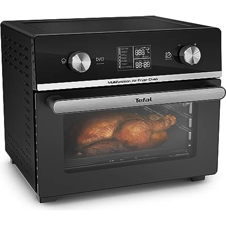 Tefal FW6058 Multifunction Air Fryer Oven Heißluftfritteuse und Multifunktionsofen | 20 L Kapazität | 10 Auto-Programme | energiesparend | digitales Touchdisplay | inkl. Zubehör, Schwarz – Bild 1